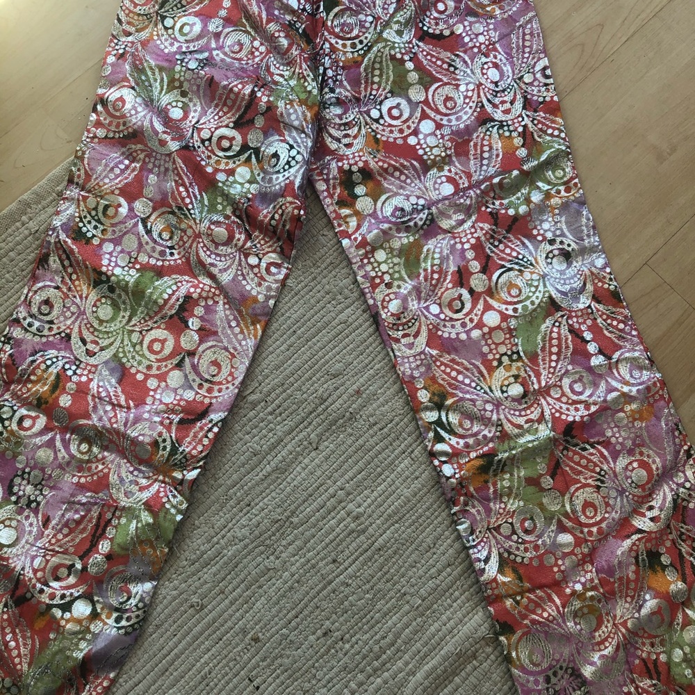 Vintage 1960’s 1970’s Mod Lurex Pantsuit - image 2